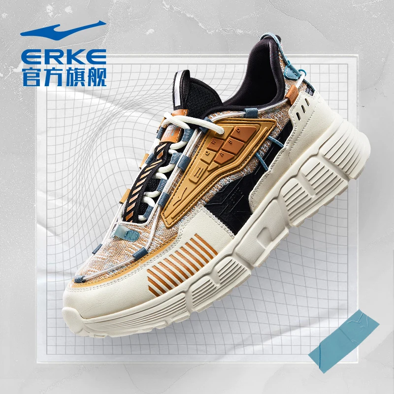 

Hongxing Erke Men's Shoes Casual Sneakers Autumn Fashion Trend Versatile Sports Running Shoes