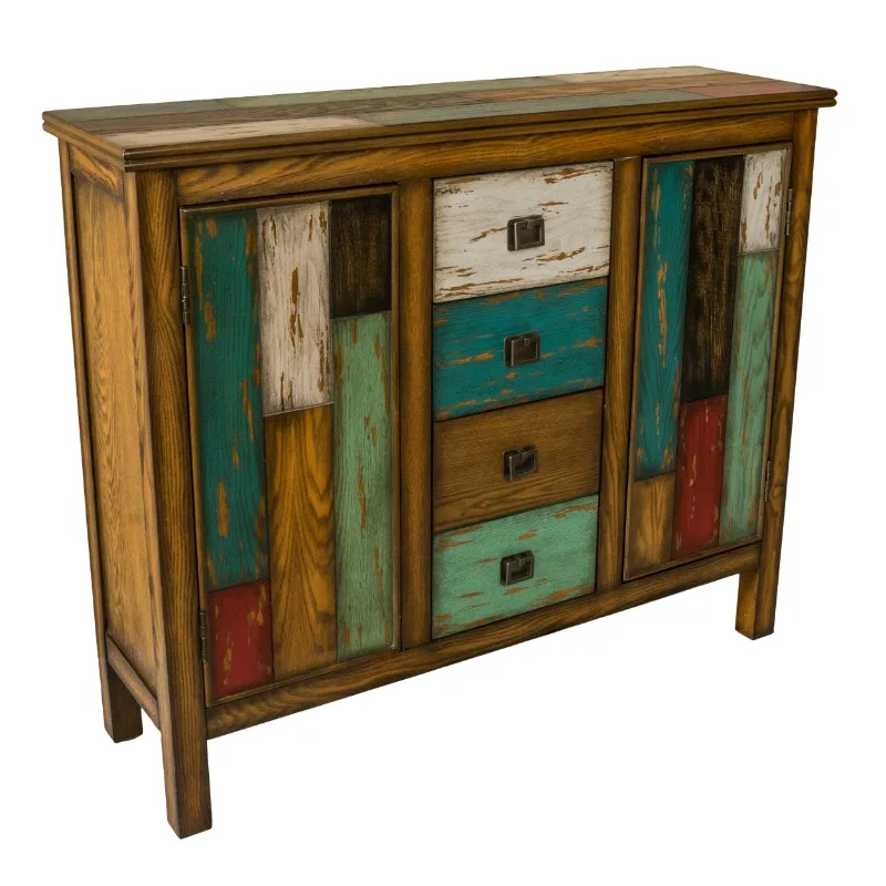 

Noble House Logan Global Multi-Colored 4 Drawer Cabinet