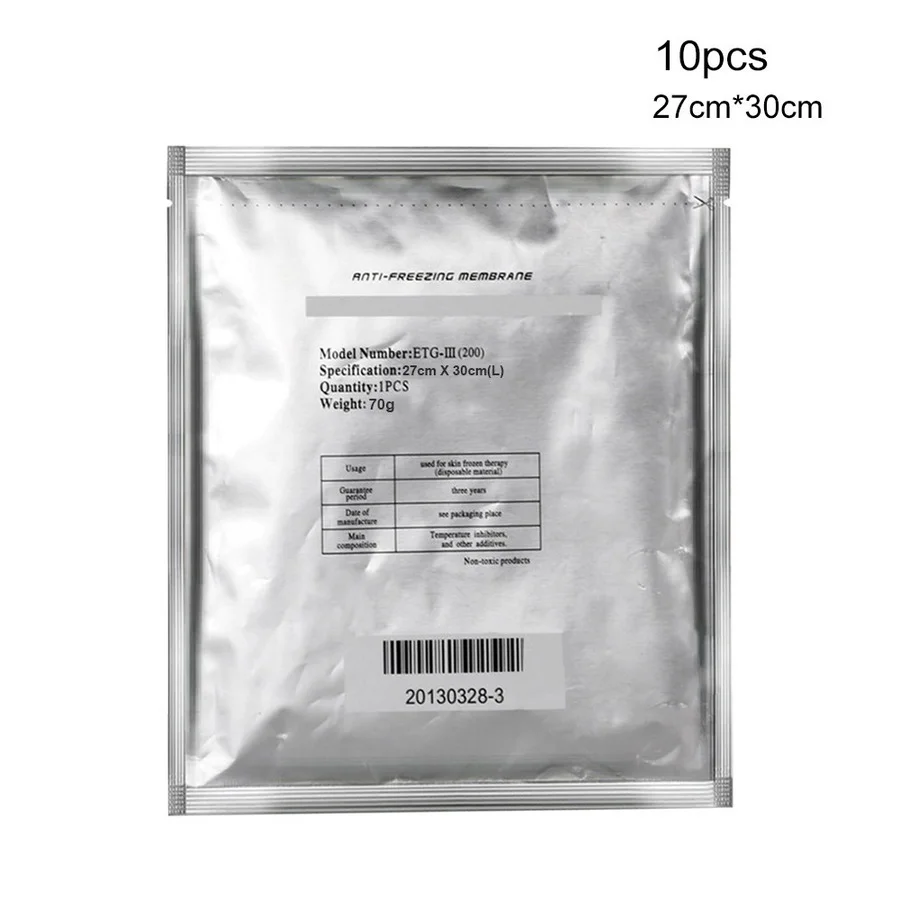 10PCS Anti Freezing Membrane Weight Loss Creams for Cryolipolysis Fat Freezing Machine Weight Loss Body Slimming Machine