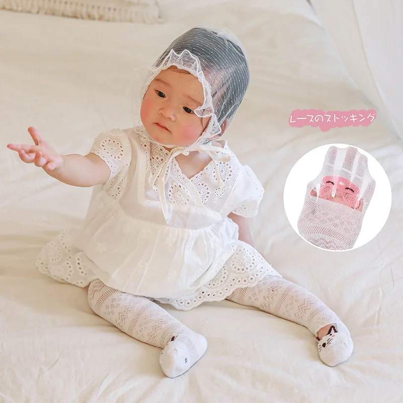 Женские тонкие дышащие узорчатые колготки милые леггинсы с животными кошками