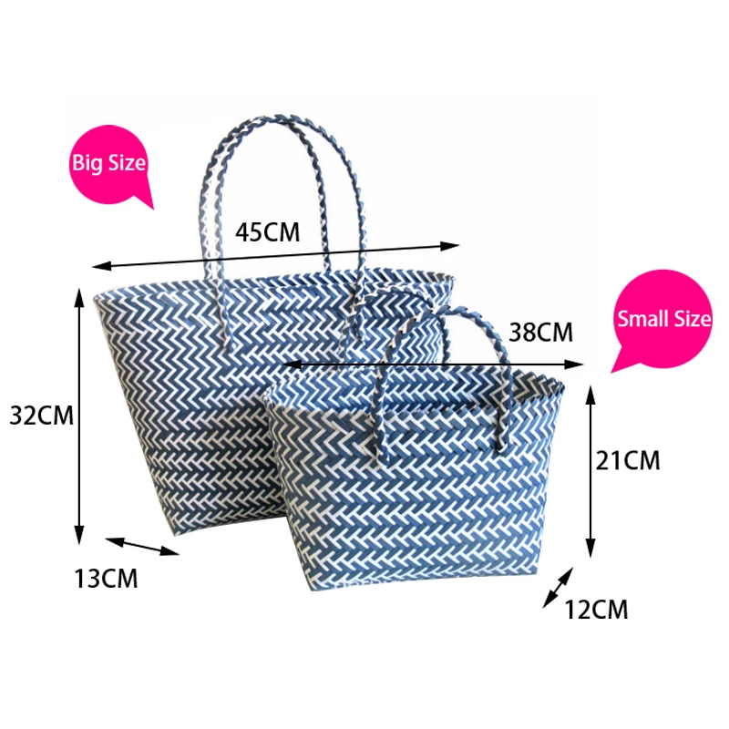 Дизайнерская плетеная женская сумка из ПВХ вместительный тоут сумочка ручной