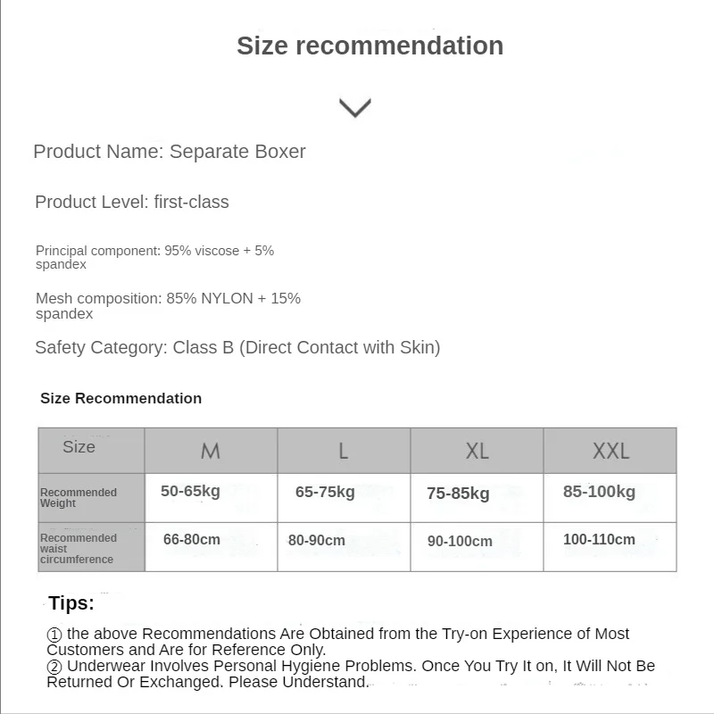 Comfortable Boxer Men's Separation Underwear Men Sexy Boxers Air Bag Boxer Underpants Men Sexy Open Underwear Prolonged Sex Time