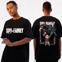 anime spy x family t shirt men women anya forger yor forger loid forger bond forger graphics double sided print t shirts tops