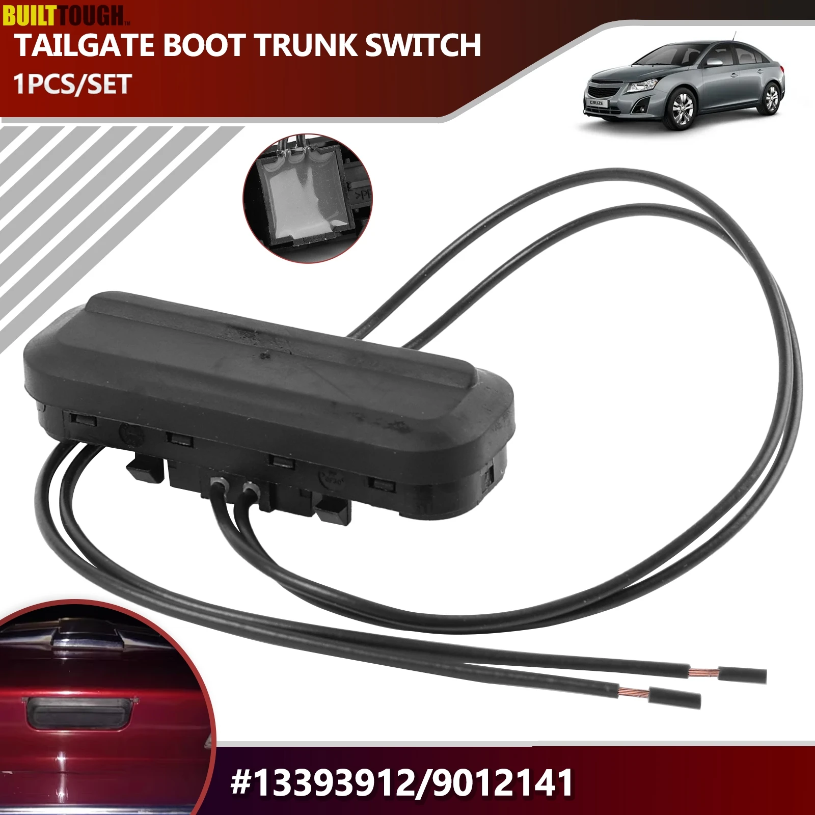 

Переключатель открытия задней двери, кнопка защелки открывания багажника 13393912 9012141 Для Chevrolet Cruze Opel Vauxhall Insignia Meriva