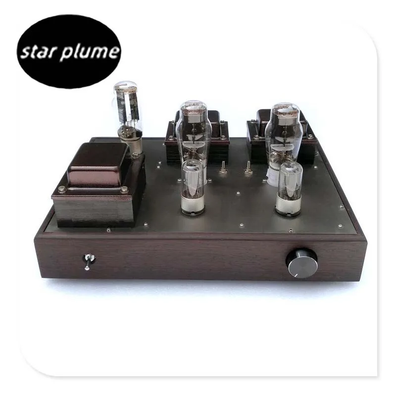 

STAR PLUME 2A3 Bile Machine 6n8p 6sn7 Promotes HIFI Single -ended Electronic Tube Power Amplifier Chicken Wings Solid Wood Box