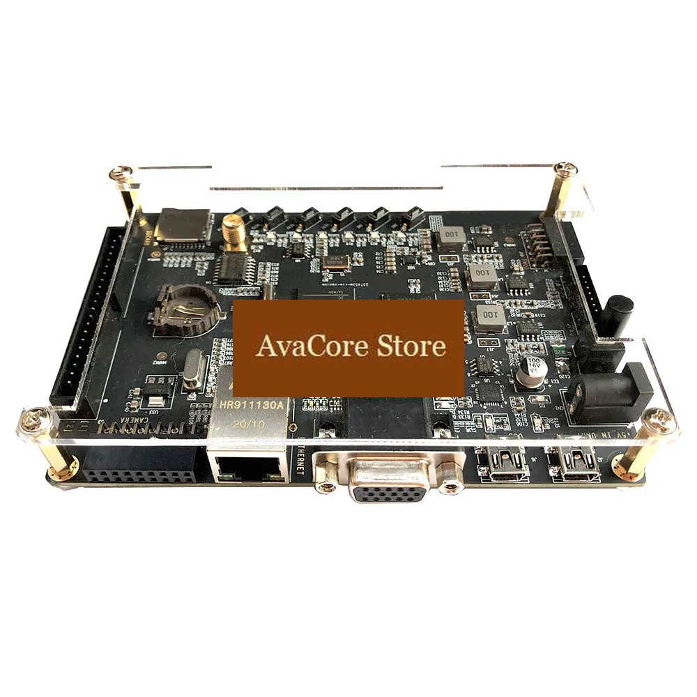 Фото Плата разработки AvaCoreFPGA XC6SLX16 DDR3 1 Гбит, FLASH 128 Мбит, гигабитный Ethernet, USB2.0, VGA, камера, SD, RTC, модуль расширения JTAG №3