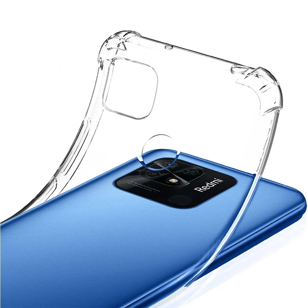 

Clear Case for Redmi 10A 10C 10 2022 10 Prime Crystal Soft TPU Transparent Shockproof Phone Cover for Xiaomi Redmi A1 9 9A 9C 9T