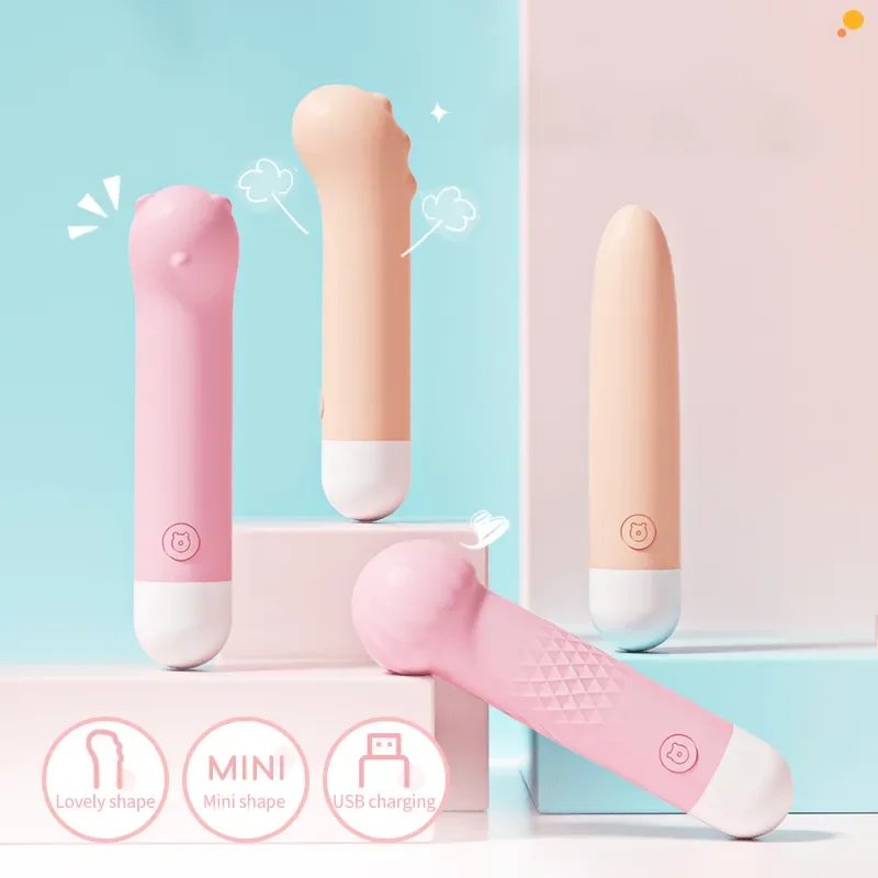 Вибраторы LINSEX, мини секс-игрушки, 4 вида фаллоимитаторов, скоростной массажный вибратор с волшебной палочкой для женщин, AV-Стик, массажер для точки G, USB, для взрослых