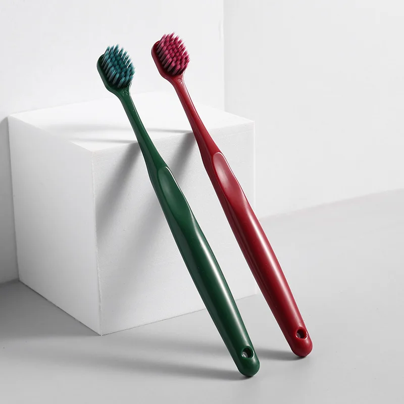 2 шт. дешевая ультратонкая супер мягкая щетина градиентный цвет держатель для