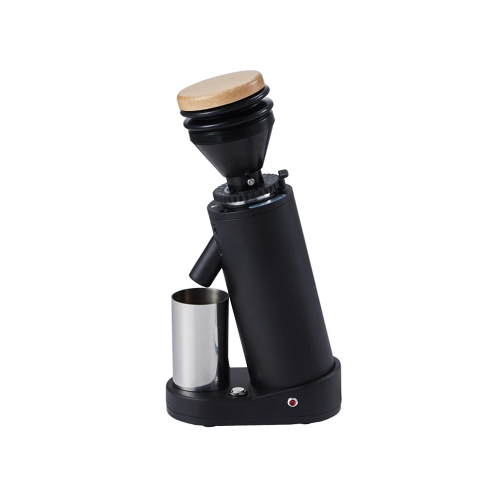 

Titanium Burr Electric Coffee Grinder Fuselage 40MM Conical Burr 75G Bean Grinding Equipment Round Black EU Plug