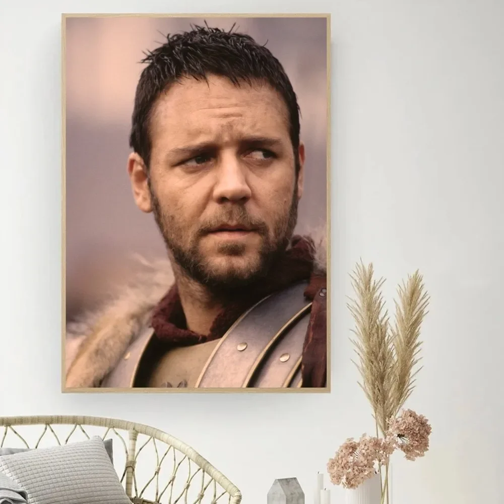 Постер-гладиатор в древнем римском стиле сделай сам винтажный кинопостер