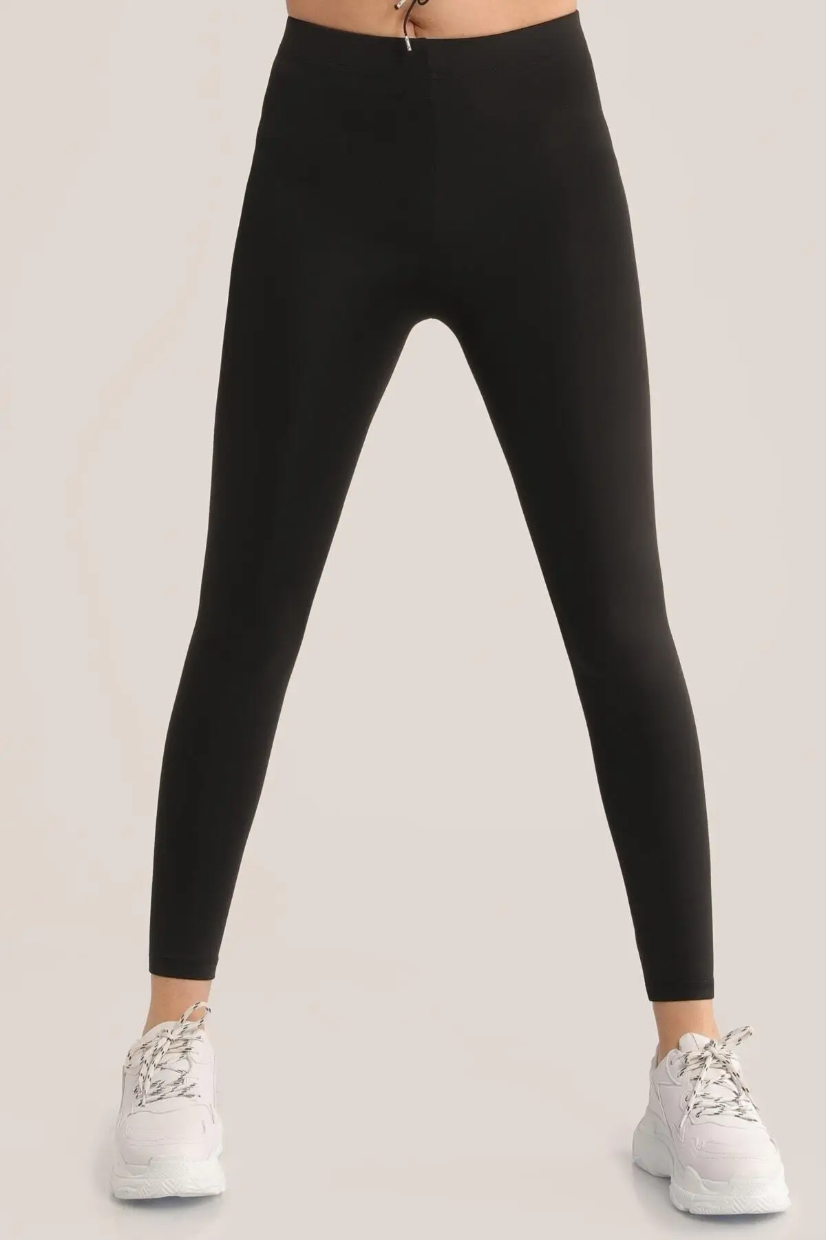 Women Black Printed Sports Leggings