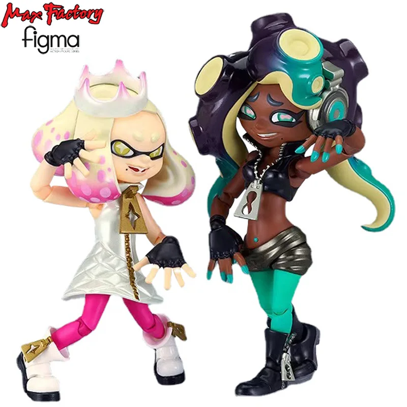 

Оригинальная фигурка в наличии Max Factory Figma 507 жемчужная Марина Splatoon 2, аниме фигурка, коллекционная экшн-игрушка, подарки