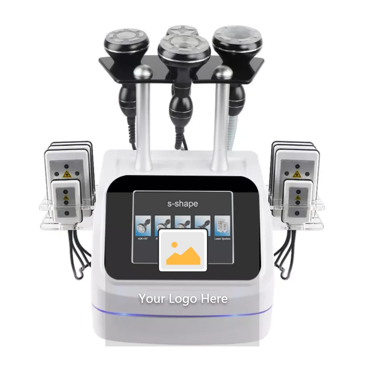 

Pink body slimming fat removal 6 in 1 40k 80k ultrasonic S shape vacuum cavitation system machine 30k