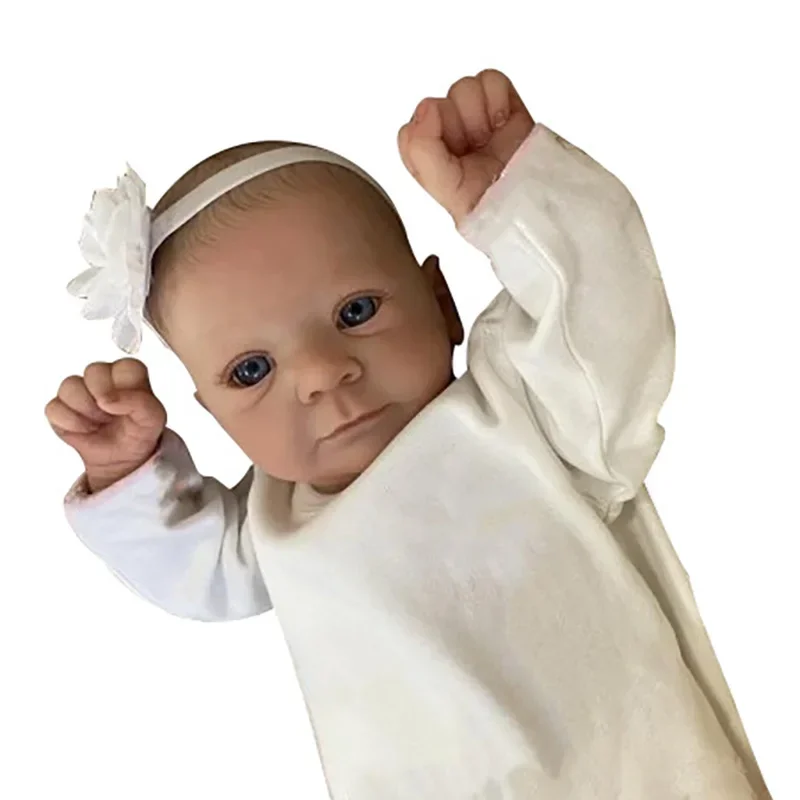 49 см кукла реборн Felicia Ready Reborn Girl Pеборн девочка ручная роспись волосы мягкий винил