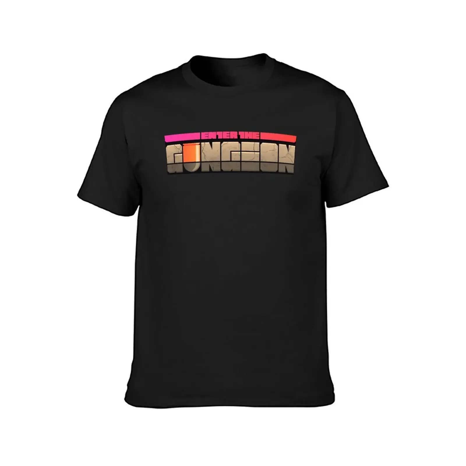 Мужская летняя футболка с надписью Enter The Gungeon Logo2