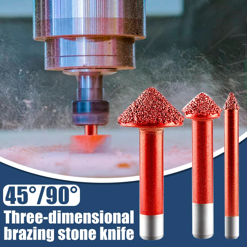 

Engraving cutter diamond Brazed milling mushroom engraving tool for Granite Marble Stone Grinding Profile Router Bits Mushroom