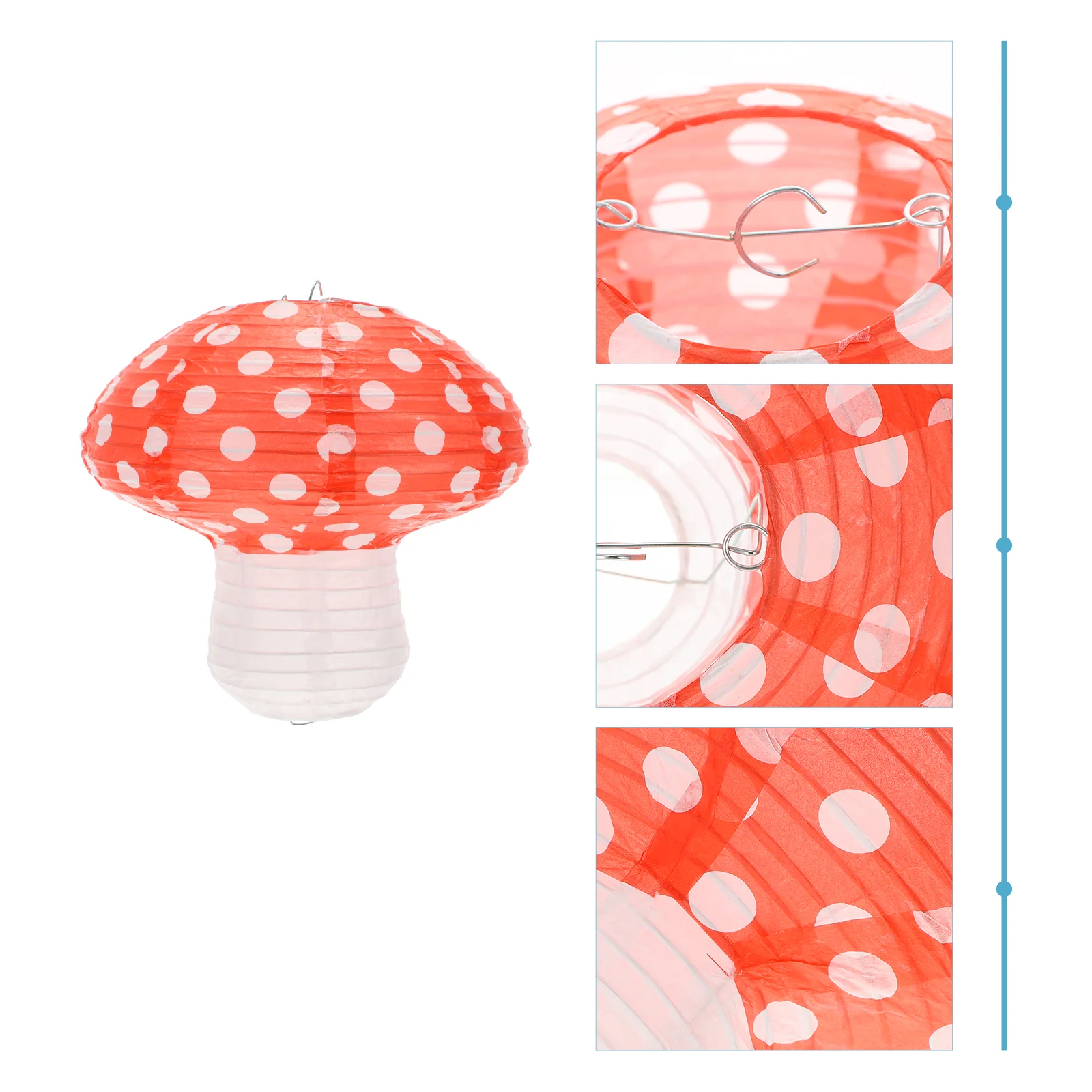 

Mushroom Lanterns Lantern Paper Hanging Ornament Party Decor Wedding Fairy Shaped Decorative Lamp Toddler Shower Baby Garden