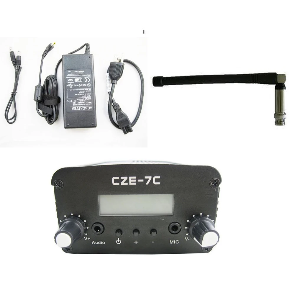 

CZE-7C 7w Broadcast Fm Transmitter And Mini Antenna Kit For Radio Station