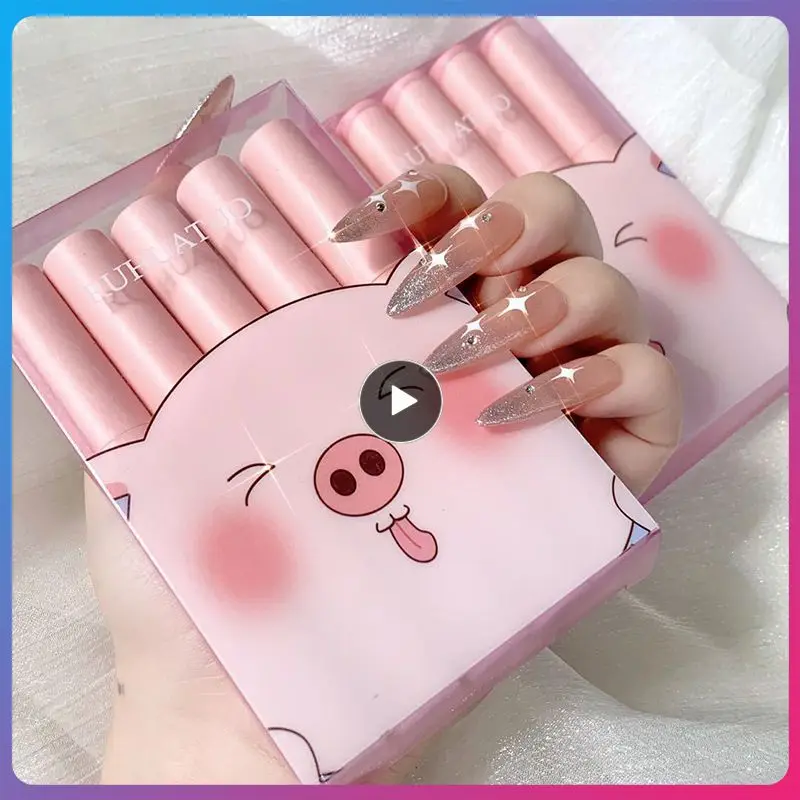 

Liquid Lipstick Set Matte Velvet Lip Gloss Long Lasting Waterproof Non-stick Cup Lip Glaze Lip Cosmetic