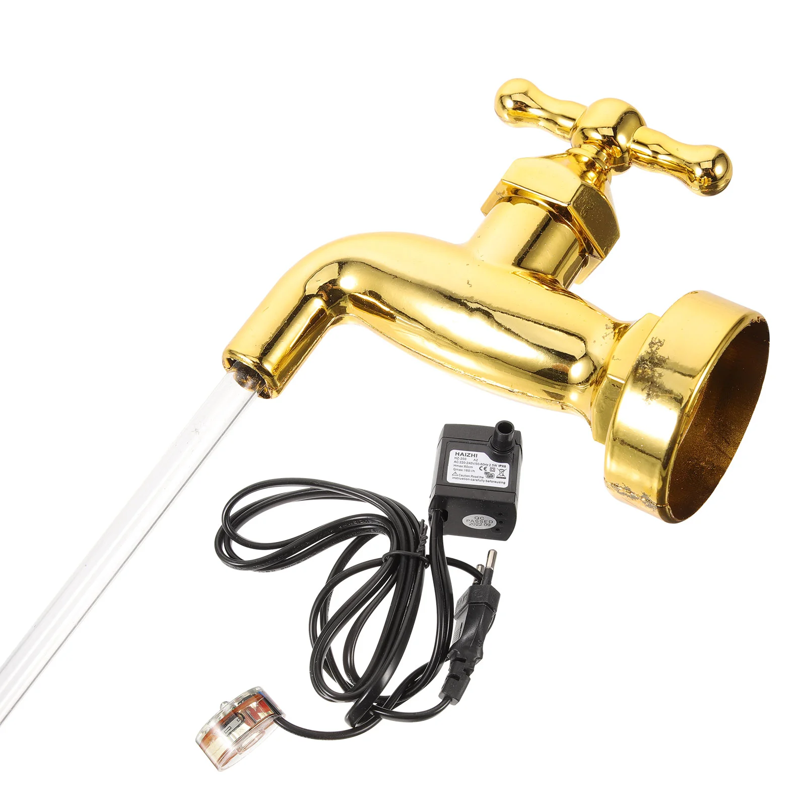 

Fountain Decor Pond Home Courtyard Invisible Flowing Floating Tap Watering Can Outdoor