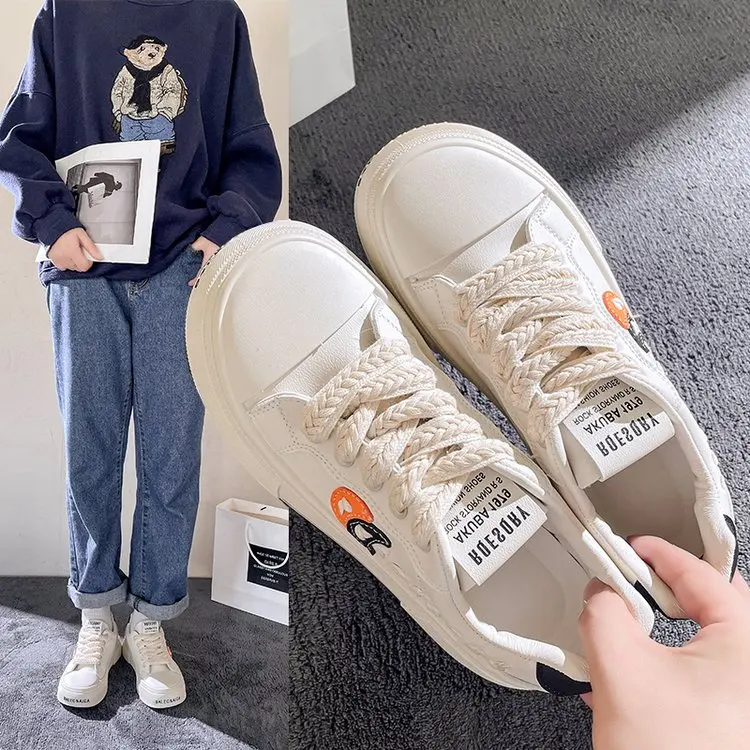 

Кеды женские однотонные, холщовые кроссовки, на шнуровке, низкие, 2023