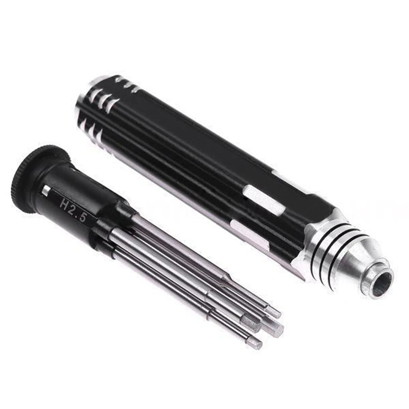 

4X 4 In 1 Hexagon Head Hex Screw Driver Tools Set 1.5-3Mm Fr RC Helicopter Car