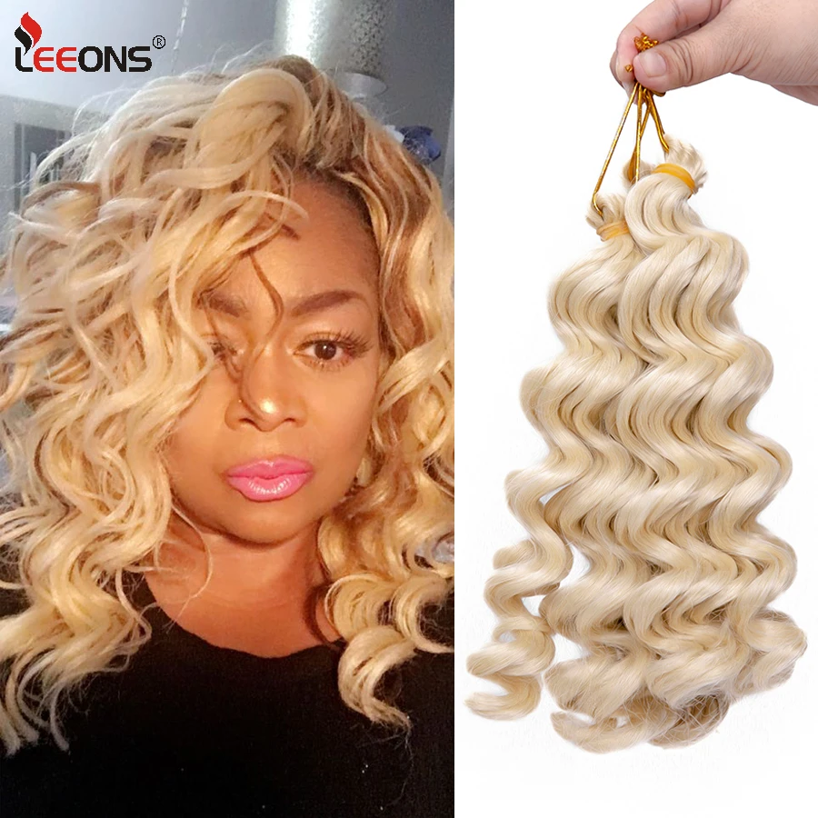 

Ocean Wave Crochet Hair 9 Inch Deep Wave Braiding Hair 1-6 Packs Loose Crochet Hair Synthetic Wavy Crochet Hair Ocean Wave Hair