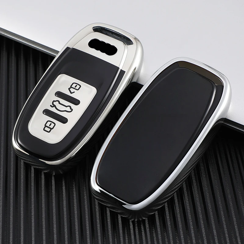 

Soft TPU Car Key Case Cover Shell For Audi A1 A3 A4 A5 A6 A7 A8 Q3 Q5 Q7 S4 S5 S6 S7 S8 R8 TT Holder Protector Fob