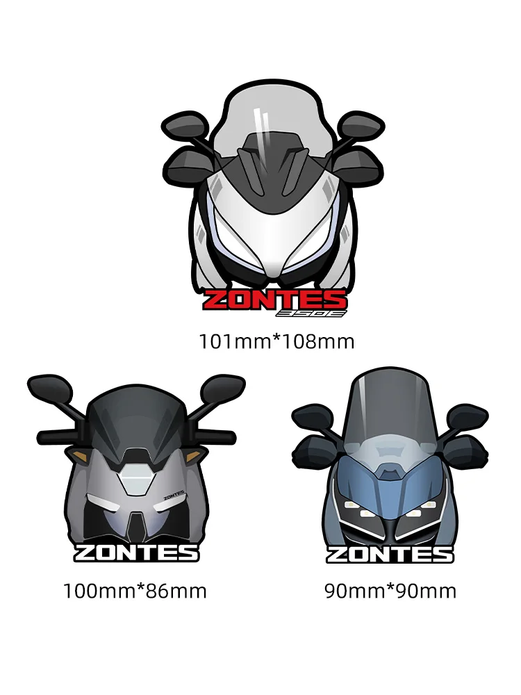 Аксессуары для мотоциклов наклейка на голову ZONTES 150M 150D 350E
