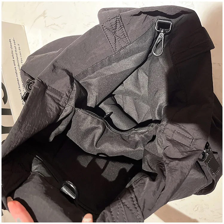 Новинка роскошная вместительная сумка-тоут через плечо из ткани Оксфорд для