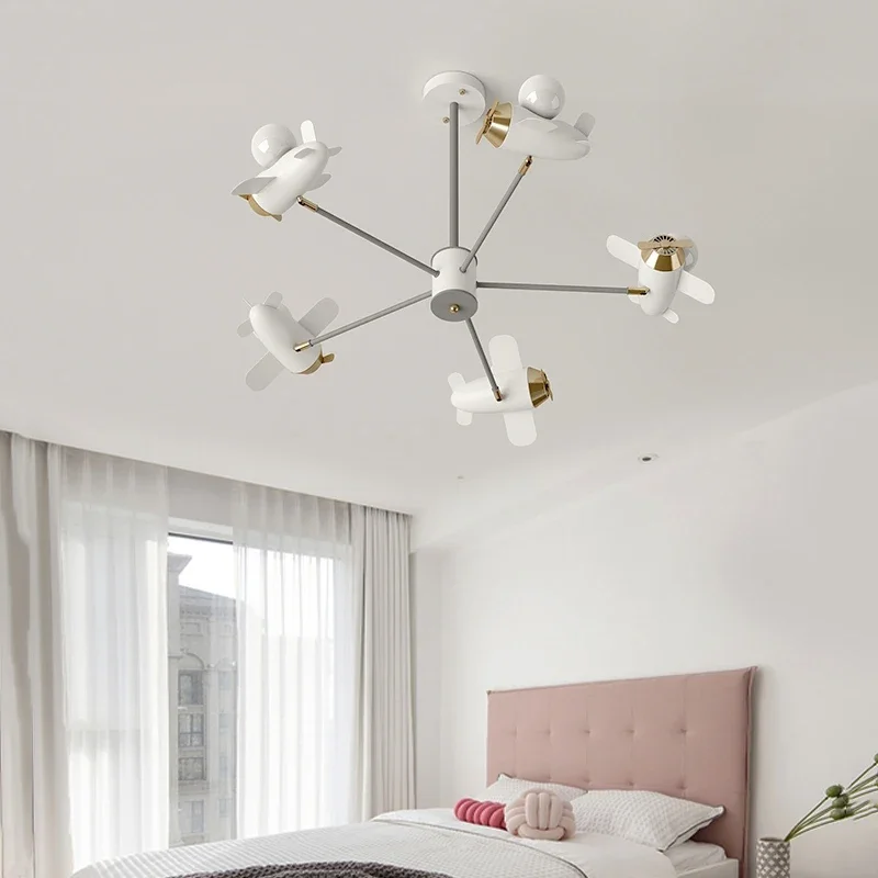 Новинка светодиодные люстры с вертолетом подвесные светильники для детской