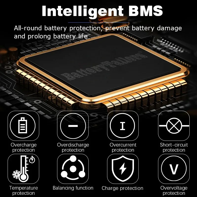Аккумулятор литий-железо-фосфатный BMS для солнечной лодки