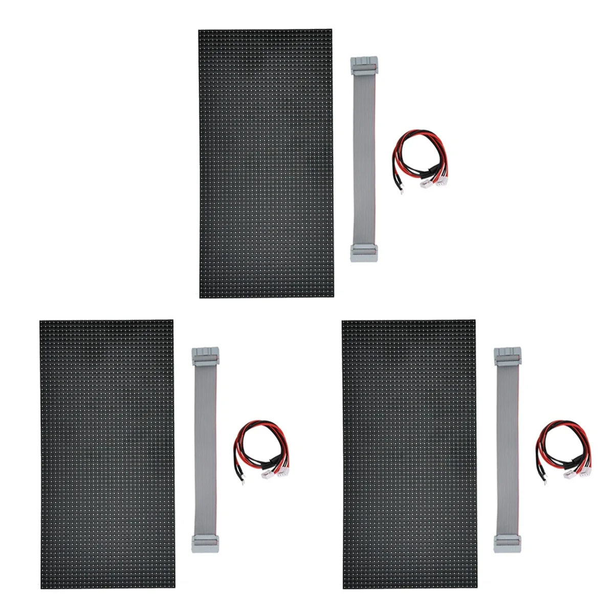 3 шт. панель для внутреннего освещения P5 64 х2 пикселя х160 мм