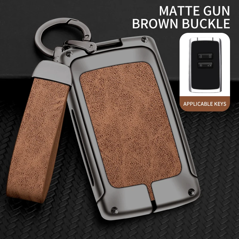 

Кожаный Чехол Для Ключей Renault Koleos Kadjar Captur Megane Talisman Espace Clio Zoe Scenic 4 Arkana Dacia Sandero - Цинковы...