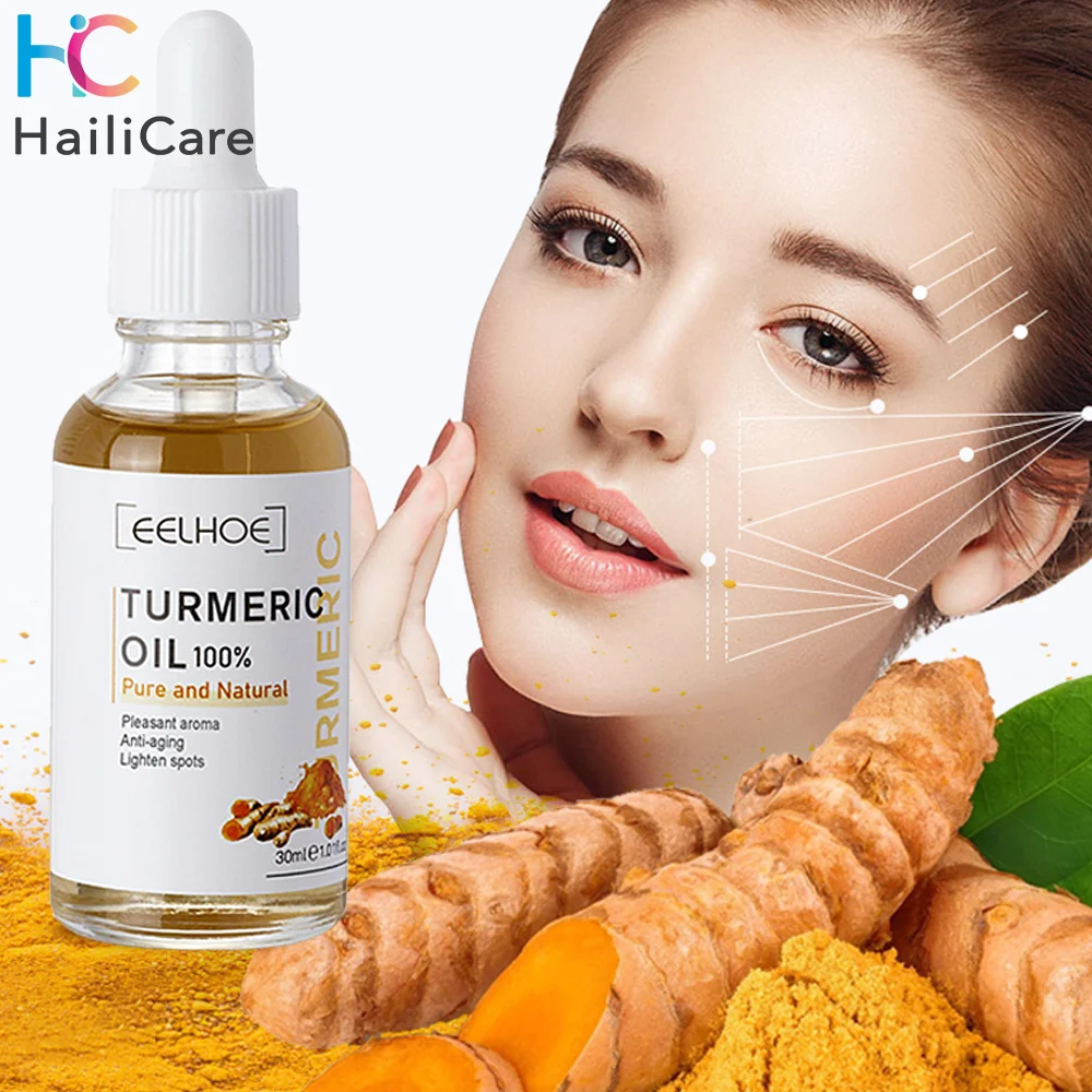 

Turmeric Melasma Whitening Correcting Serum Facial Care Essence Oil Dark Spot Removal Brighten Skin Fade Pigment Freckle Melanin