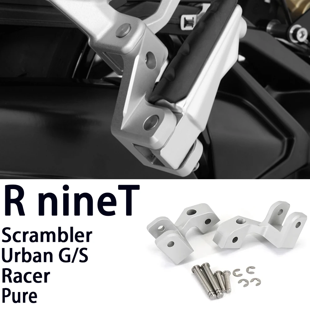 

R nineT Accessories Footrest Lowering Kit Passenger Peg Lowering Set For BMW R9T Scrambler Racer Urban G/S Pure RNINET NINE T