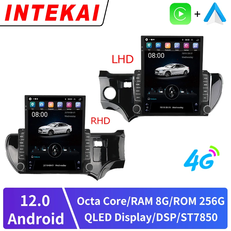 9 7-дюймовый вертикальный стиль Tesla с экраном Android 12 0 автомобильное радио для Toyota