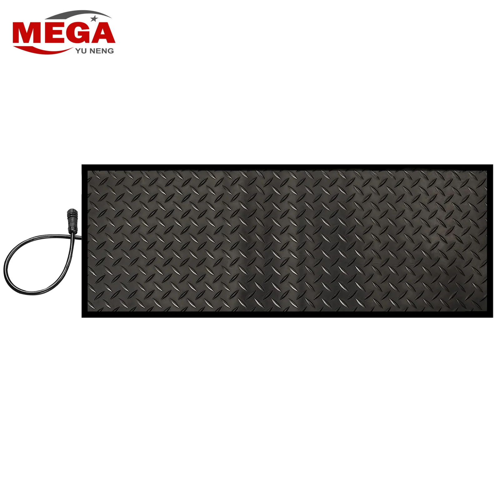 110 В 10x30 дюймов резиновый нагревательный коврик для плавления снега нескользящий