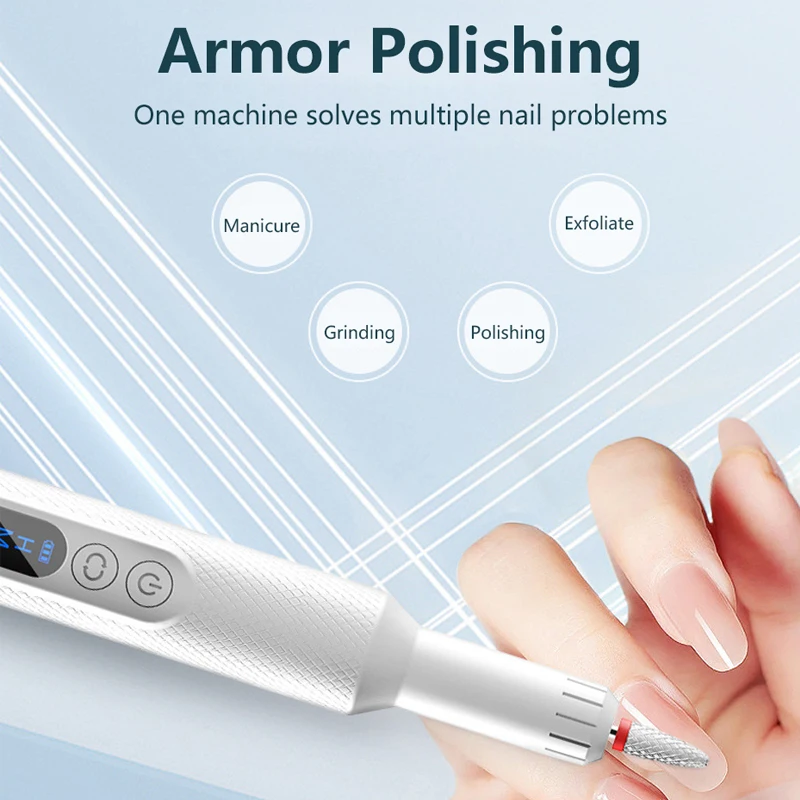 Электрическая шлифовальная машинка для ногтей разгрузочная ручка