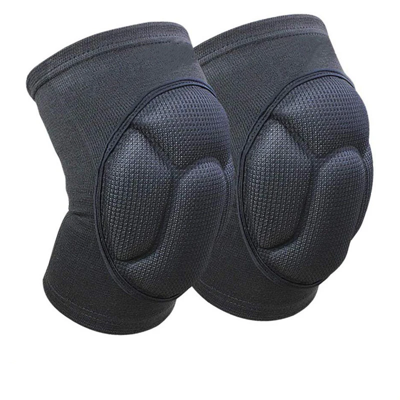 

New Thickened protection Sports Kneepad Men Elastic Knee Pads Support Fitness Gear Basketball Brace Protector Male NonSlip Pads