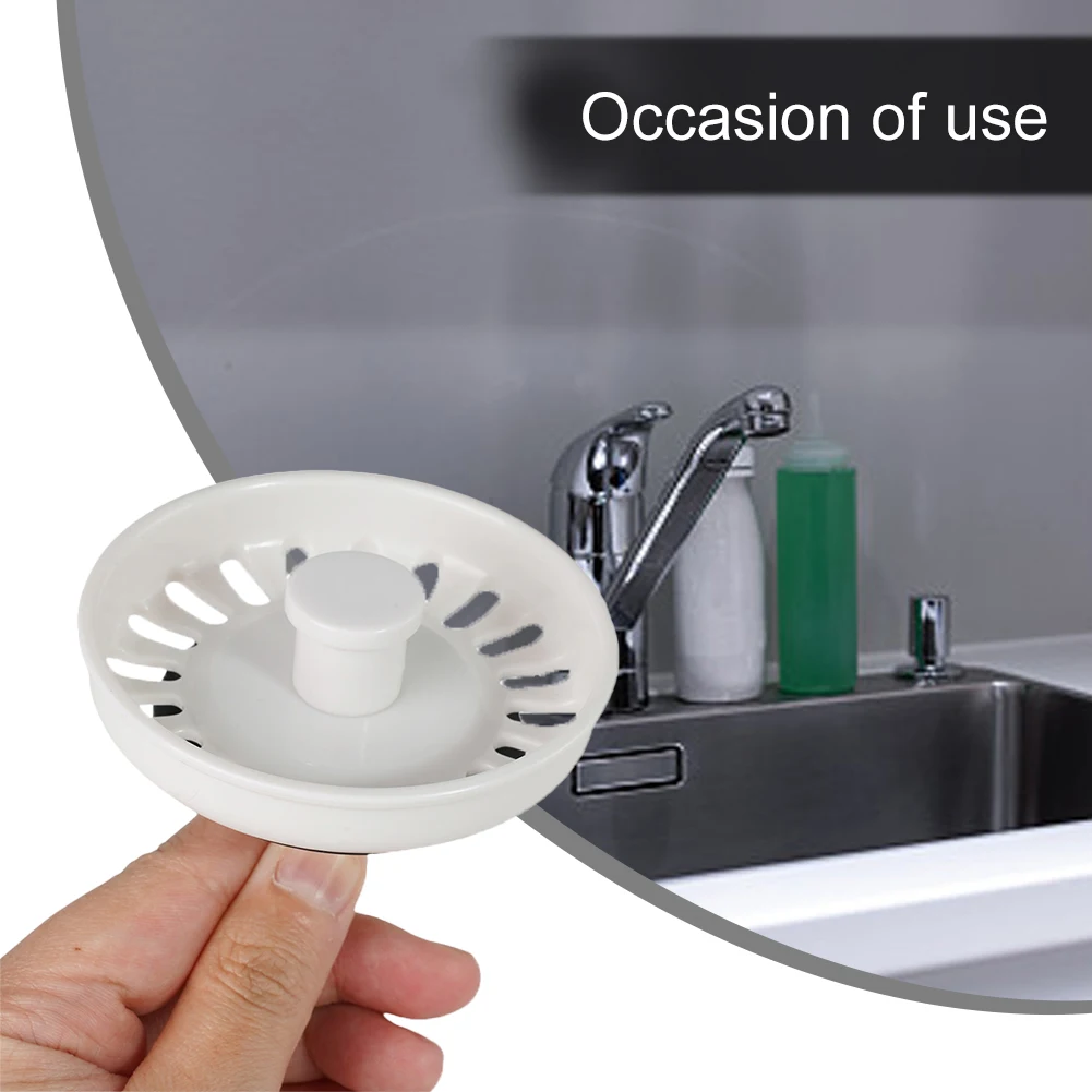 

Practical New Hot Sink Strainers Filters Basin Basket Dia 74mm Drainage Kitchen Prevent Clogging Stainless Steel