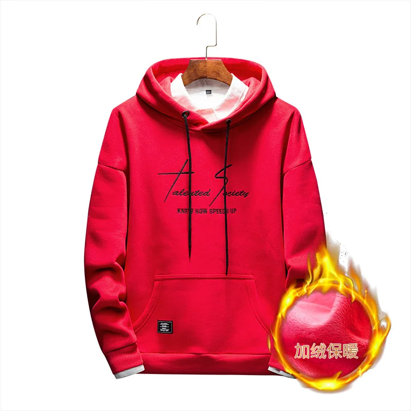 

2022 Men's and women's hoodies Cotton Heart-eye Printed Zipper Pocket Wool Thick Lovers Fall/winter casual hoodies