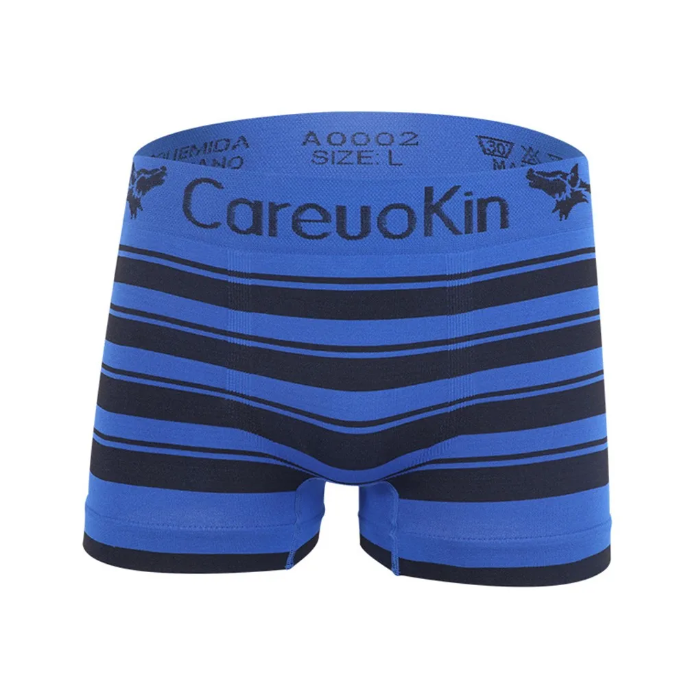 

Men Seamless Boxers Trunks Mid Waist Underwear Design Color Stretch Boxershorts Cotton Male Boxer Soft Underpant Scrotum Shorts