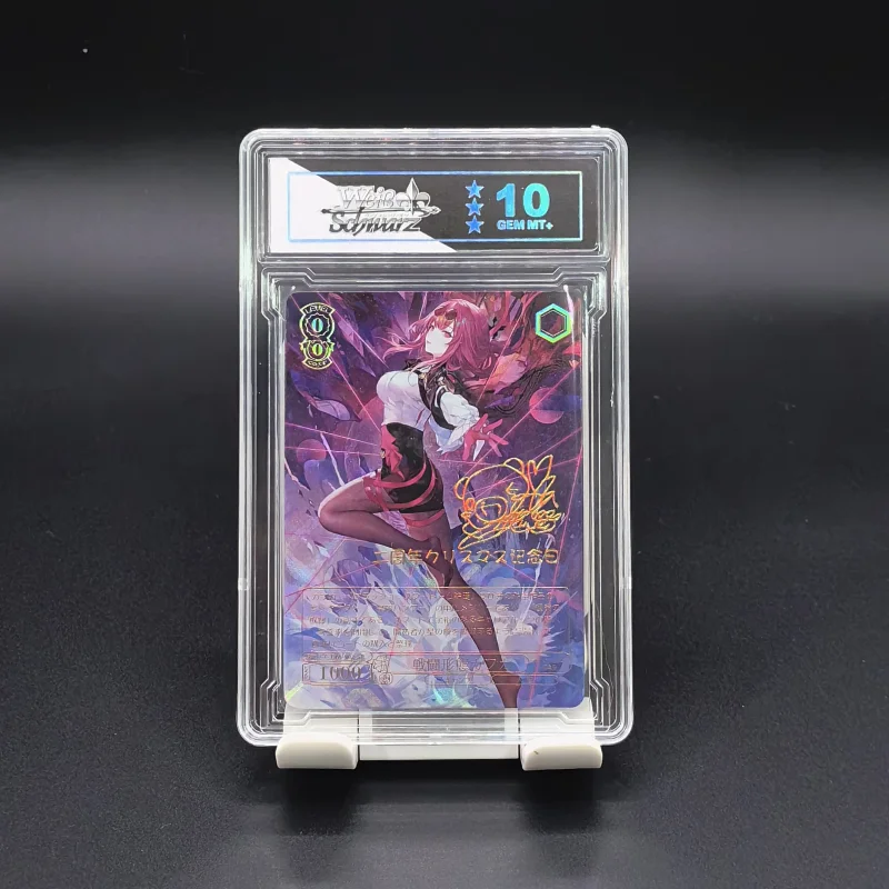 Карты WS ACG для второго юбилея Кафка Асуна Алиса имитация золотого знака коллекция