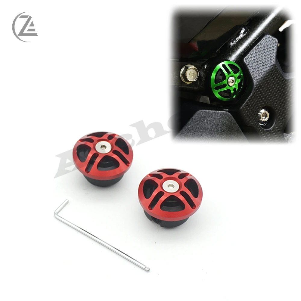 

Аксессуары для мотоциклов, подставка-слайдер с ЧПУ, винты, декоративная крышка для KAWASAKI NINJA 400 2018-2019