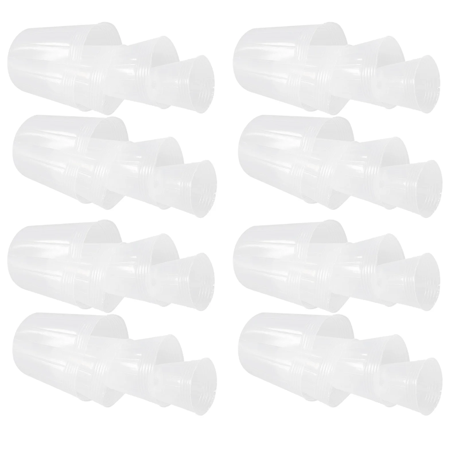 

36 Pcs Transparent Nursery Cup Clear Pots Plastic Outdoor Soft Planting Supply Tiny Container