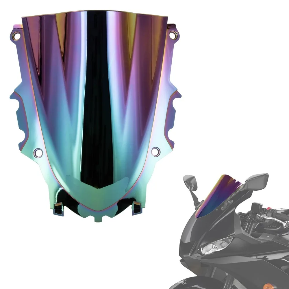 Лобовое стекло мотоцикла для Yamaha YZF R3 R25 2019-2024 двойной пузырь