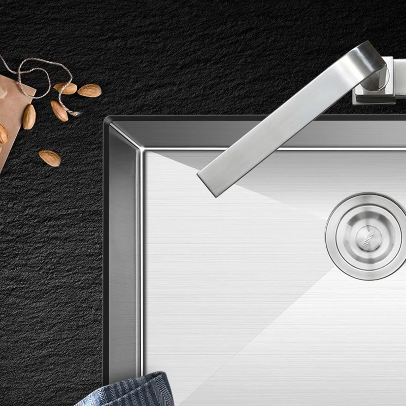 304 кухонная раковина из нержавеющей стали Topmount или Undermount Одиночная для дома