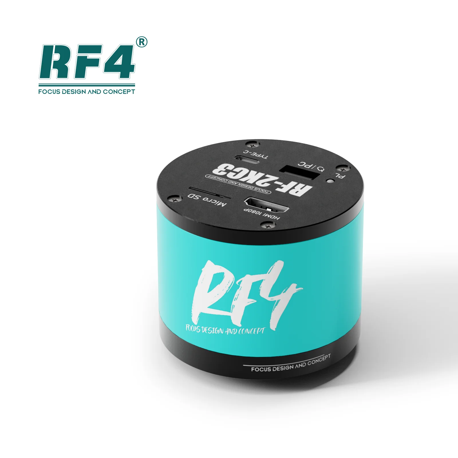 

RF4 2K HDMI и USB крепление цифровой видеомикроскоп камера CCD промышленная микроскопическая камера большое визуальное поле для ремонта телефона